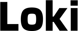 Vorschau des Bootsnamens "Loki" als Schriftzug für "Bootsbeschriftung Fett 11"