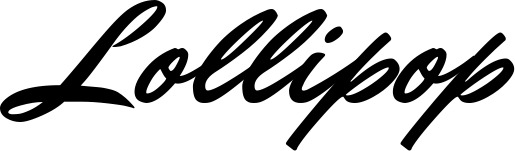 Vorschau des Bootsnamens "Lollipop" als Schriftzug für "Bootsbeschriftung Klassisch 82"