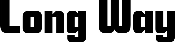 Vorschau des Bootsnamens "Long Way" als Schriftzug für "Bootsbeschriftung Neu 11"