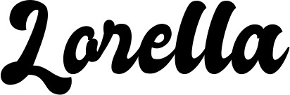 Vorschau des Bootsnamens "Lorella" als Schriftzug für "Bootsbeschriftung Klassisch 41"
