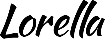 Vorschau des Bootsnamens "Lorella" als Schriftzug für "Bootsbeschriftung Klassisch 73"