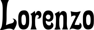 Vorschau des Bootsnamens "Lorenzo" als Schriftzug für "Bootsbeschriftung Neu 44"