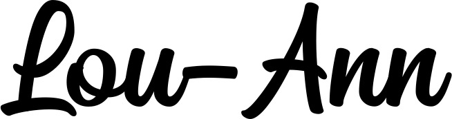Vorschau des Bootsnamens "Lou-Ann" als Schriftzug für "Style Klassisch 43"