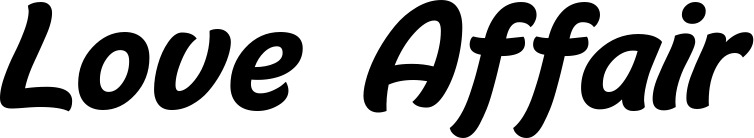 Vorschau des Bootsnamens "Love Affair" als Schriftzug für "Bootsbeschriftung Klassisch 14"