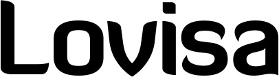 Vorschau des Bootsnamens "Lovisa" als Schriftzug für "Bootsbeschriftung Normal 06"