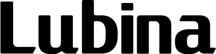 Vorschau des Bootsnamens "Lubina" als Schriftzug für "Bootsbeschriftung Fett 22"