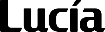 Vorschau des Bootsnamens "Lucía" als Schriftzug für "Bootsbeschriftung Fett 22"