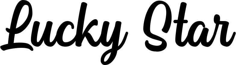 Bootsname 'Lucky Star' angezeigt als 'Bootsbeschriftung Klassisch 43'