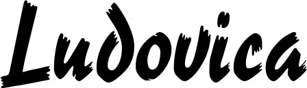 Vorschau des Bootsnamens "Ludovica" als Schriftzug für "Bootsbeschriftung Neu 10"