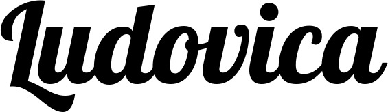 Vorschau des Bootsnamens "Ludovica" als Schriftzug für "Bootsbeschriftung Neu 60"