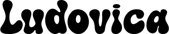 Vorschau des Bootsnamens "Ludovica" als Schriftzug für "Bootsbeschriftung Neu 62"