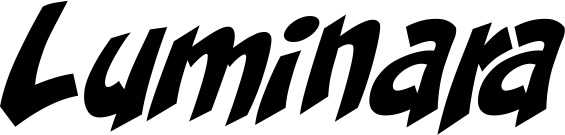 Vorschau des Bootsnamens "Luminara" als Schriftzug für "Bootsbeschriftung Klassisch 31"