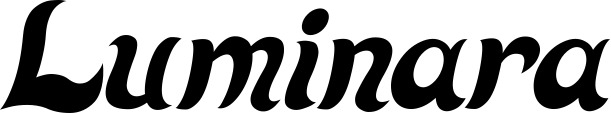 Vorschau des Bootsnamens "Luminara" als Schriftzug für "Bootsbeschriftung Klassisch 33"