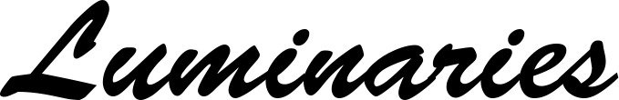 Vorschau des Bootsnamens "Luminaries" als Schriftzug für "Bootsbeschriftung Klassisch 03"
