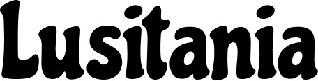 Vorschau des Bootsnamens "Lusitania" als Schriftzug für "Bootsbeschriftung Klassisch 53"