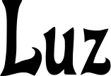 Vorschau des Bootsnamens "Luz" als Schriftzug für "Style Neu 44"