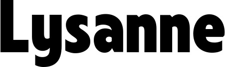 Vorschau des Bootsnamens "Lysanne" als Schriftzug für "Bootsbeschriftung Fett 24"