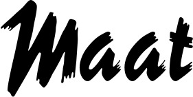 Vorschau des Bootsnamens "Maat" als Schriftzug für "Bootsbeschriftung Neu 10"