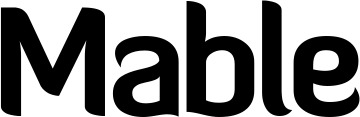 Vorschau des Bootsnamens "Mable" als Schriftzug für "Bootsbeschriftung Normal 06"