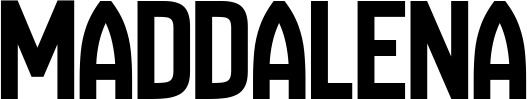 Vorschau des Bootsnamens "Maddalena" als Schriftzug für "Bootsbeschriftung Neu 58"
