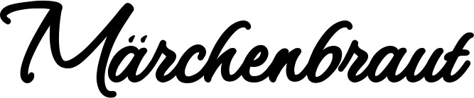 Vorschau des Bootsnamens "Märchenbraut" als Schriftzug für "Bootsbeschriftung Klassisch 111"