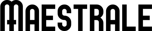 Vorschau des Bootsnamens "Maestrale" als Schriftzug für "Bootsbeschriftung Neu 43"