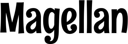 Vorschau des Bootsnamens "Magellan" als Schriftzug für "Bootsbeschriftung Neu 68"