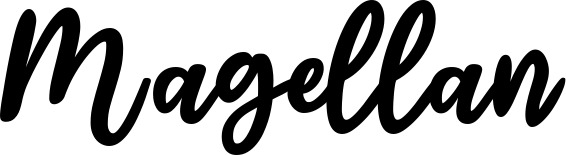 Bootsname 'Magellan' angezeigt als 'Bootsbeschriftung Klassisch 74'