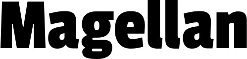 Vorschau des Bootsnamens "Magellan" als Schriftzug für "Bootsbeschriftung Fett 30"
