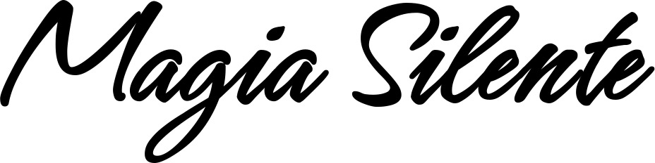 Vorschau des Bootsnamens "Magia Silente" als Schriftzug für "Bootsbeschriftung Klassisch 71"