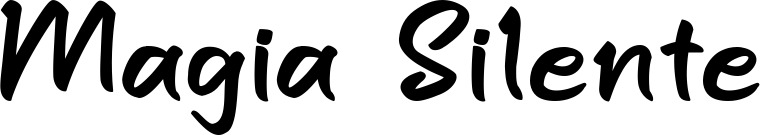 Vorschau des Bootsnamens "Magia Silente" als Schriftzug für "Bootsbeschriftung Klassisch 95"