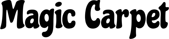 Vorschau des Bootsnamens "Magic Carpet" als Schriftzug für "Bootsbeschriftung Neu 41"