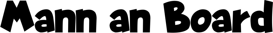 Bootsname 'Mann an Board' angezeigt als 'Bootsbeschriftung Neu 48'