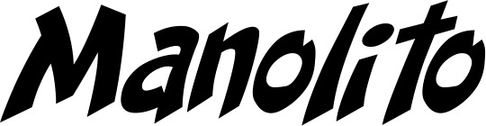 Vorschau des Bootsnamens "Manolito" als Schriftzug für "Bootsbeschriftung Klassisch 31"