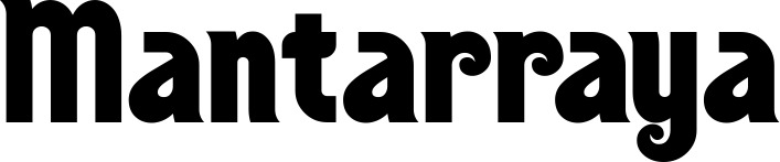 Vorschau des Bootsnamens "Mantarraya" als Schriftzug für "Style Neu 32"