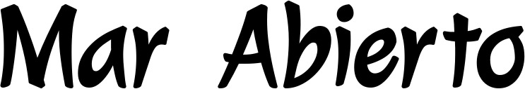 Vorschau des Bootsnamens "Mar Abierto" als Schriftzug für "Bootsbeschriftung Klassisch 72"