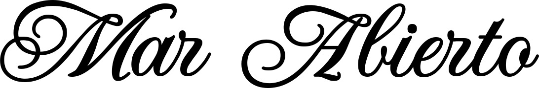Vorschau des Bootsnamens "Mar Abierto" als Schriftzug für "Bootsbeschriftung Klassisch 70"