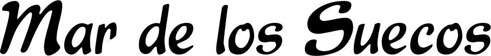 Vorschau des Bootsnamens "Mar de los Sueños" als Schriftzug für "Bootsbeschriftung Klassisch 15"
