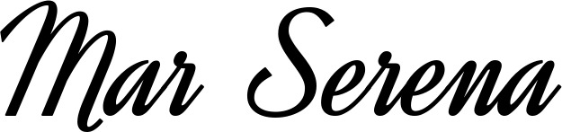 Vorschau des Bootsnamens "Mar Serena" als Schriftzug für "Bootsbeschriftung Klassisch 44"