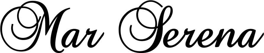 Vorschau des Bootsnamens "Mar Serena" als Schriftzug für "Bootsbeschriftung Klassisch 02-A"