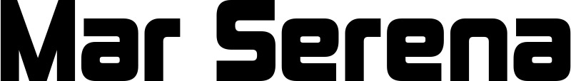 Vorschau des Bootsnamens "Mar Serena" als Schriftzug für "Bootsbeschriftung Neu 25"