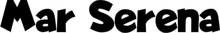 Vorschau des Bootsnamens "Mar Serena" als Schriftzug für "Bootsbeschriftung Neu 48"