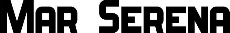 Vorschau des Bootsnamens "Mar Serena" als Schriftzug für "Bootsbeschriftung Neu 34"
