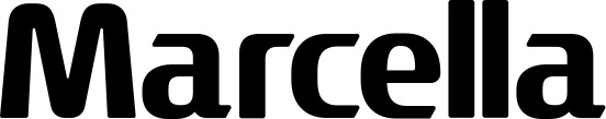 Vorschau des Bootsnamens "Marcella" als Schriftzug für "Bootsbeschriftung Fett 22"