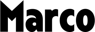 Vorschau des Bootsnamens "Marco" als Schriftzug für "Bootsbeschriftung Fett 24"