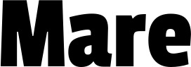 Vorschau des Bootsnamens "Mare" als Schriftzug für "Bootsbeschriftung Fett 30"