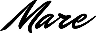 Vorschau des Bootsnamens "Mare" als Schriftzug für "Style Klassisch 82"