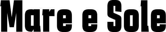 Vorschau des Bootsnamens "Mare e Sole" als Schriftzug für "Bootsbeschriftung Fett 41"