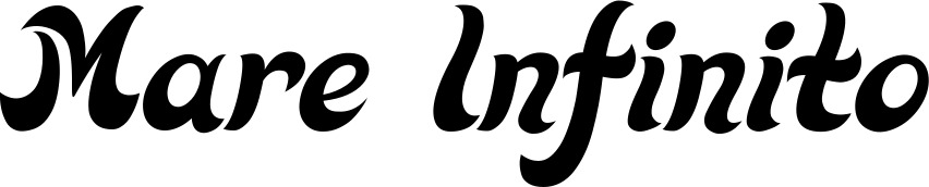 Vorschau des Bootsnamens "Mare Infinito" als Schriftzug für "Bootsbeschriftung Klassisch 33"