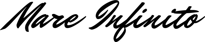 Vorschau des Bootsnamens "Mare Infinito" als Schriftzug für "Bootsbeschriftung Klassisch 82"